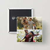 Badge Carré 5 Cm Concevez votre propre collection photo 2 (Devant & derrière)