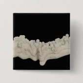 Badge Carré 5 Cm Concrétion d'argile (Devant)