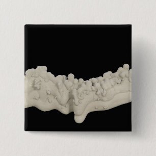 Badge Carré 5 Cm Concrétion d'argile