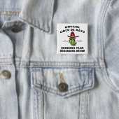 Badge Carré 5 Cm Conducteur indiqué potable d'équipe de Cinco De (En situation)