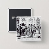 Badge Carré 5 Cm Conduite des frais de nuit (Devant & derrière)