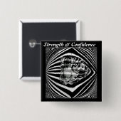 Badge Carré 5 Cm Confiance_ (Devant & derrière)