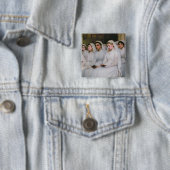 Badge Carré 5 Cm Confirmation (En situation)