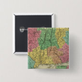 Badge Carré 5 Cm Connecticut 10 (Devant & derrière)