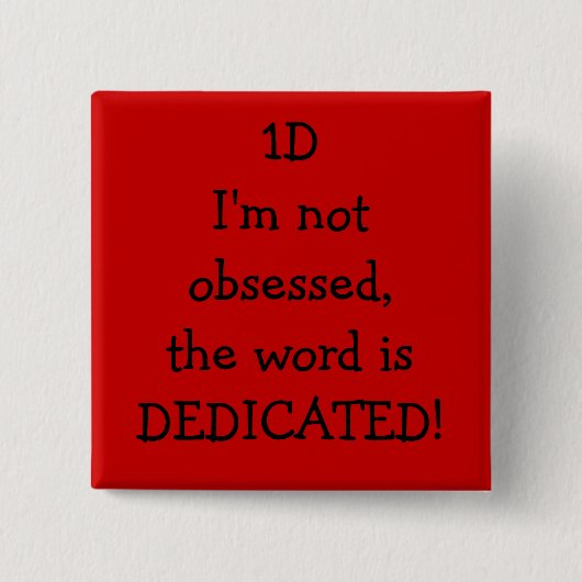 Badge Carré 5 Cm consacré (Devant)