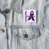 Badge Carré 5 Cm Conscience de fibromyalgie (En situation)