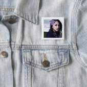 BADGE CARRÉ 5 CM CONSCIENCE DE VIOLENCE FAMILIALE (En situation)