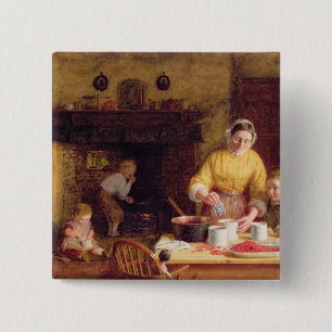 Badge Carré 5 Cm Conserver la confiture