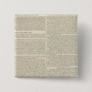 Badge Carré 5 Cm Continuation de l'océan Indien