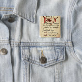 Badge Carré 5 Cm Contrat de cambriolage (En situation)