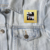 Badge Carré 5 Cm Contre vent et marée (En situation)