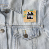 Badge Carré 5 Cm Contre vent et marée (En situation)