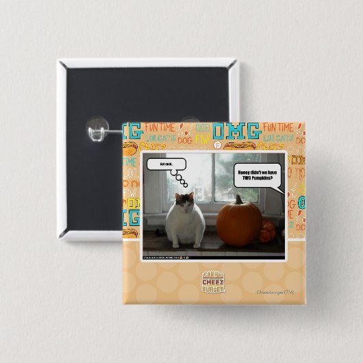 Badge Carré 5 Cm Cool d'acte (Devant & derrière)