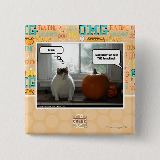 Badge Carré 5 Cm Cool d'acte (Devant)