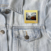 Badge Carré 5 Cm Cool d'acte (En situation)