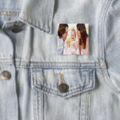 Badge Carré 5 Cm Cool Family Stylish Fab (En situation)