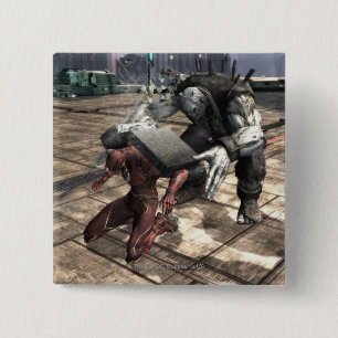 Badge Carré 5 Cm Copie d'écran : Éclair contre Grundy 2