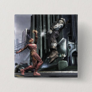 Badge Carré 5 Cm Copie d'écran : Éclair contre Grundy 3