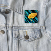 Badge Carré 5 Cm coquillage (En situation)