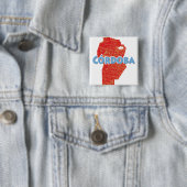 Badge Carré 5 Cm Córdoba (En situation)
