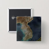 Badge Carré 5 Cm Corée (Devant & derrière)