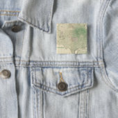 Badge Carré 5 Cm Corne par mille carré (En situation)