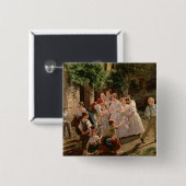 Badge Carré 5 Cm Corpus Christi (Devant & derrière)