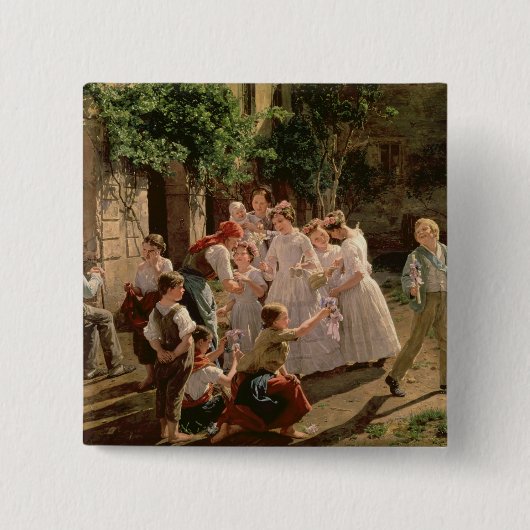 Badge Carré 5 Cm Corpus Christi (Devant)