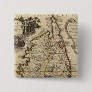 Badge Carré 5 Cm Corse