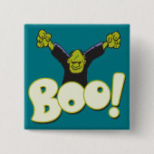 Badge Carré 5 Cm Costume de BOO Halloween Monster Frankenstein (Devant)