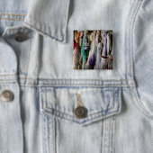 Badge Carré 5 Cm Côté de mer (En situation)
