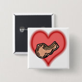 Badge Carré 5 Cm côtelette de porc (Devant & derrière)