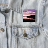 BADGE CARRÉ 5 CM COUCHER DE SOLEIL (En situation)