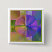 Badge Carré 5 Cm Couleur douce (Devant)