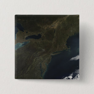 Badge Carré 5 Cm Couleurs d'automne dans l'est des États-Unis