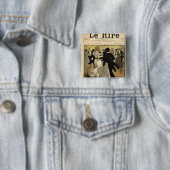 Badge Carré 5 Cm Couples de danse (En situation)