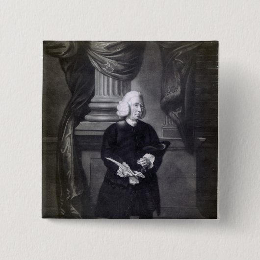 Badge Carré 5 Cm Course de Daniel, gravée par James Watson, 1773 (Devant)