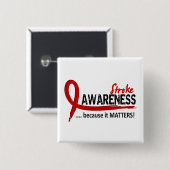 Badge Carré 5 Cm Course de la conscience 2 (Devant & derrière)