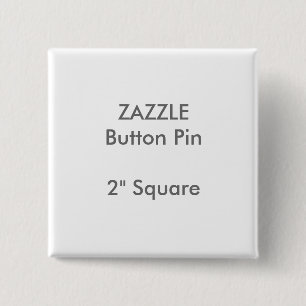 Badge Carré 5 Cm Coutume 2" de ZAZZLE Pin carré de bouton
