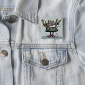 Badge Carré 5 Cm Couture (En situation)
