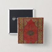 Badge Carré 5 Cm Couverture d'Oushak (Devant & derrière)