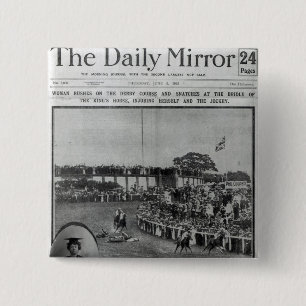 Badge Carré 5 Cm Couverture 'du Mirror quotidien