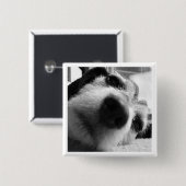 Badge Carré 5 Cm Couverture rétrospective (Devant & derrière)