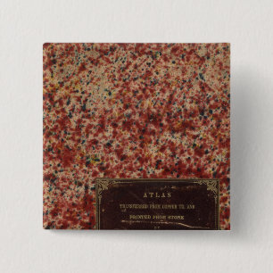Badge Carré 5 Cm Couvre le nouvel Atlas universel