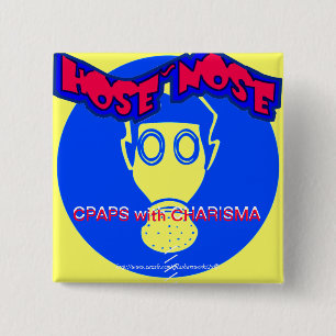Badge Carré 5 Cm "CPAPS with CHARISMA!"