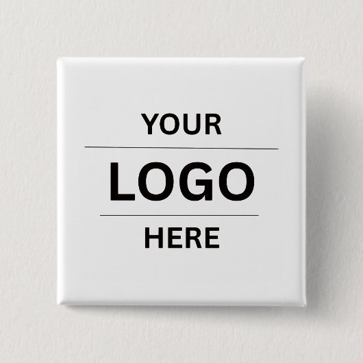 Badge Carré 5 Cm Create Your Own Custom Business Logo Button (Devant)