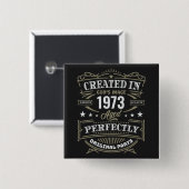 Badge Carré 5 Cm Créé dans l'image de Dieu Customisé (Devant & derrière)