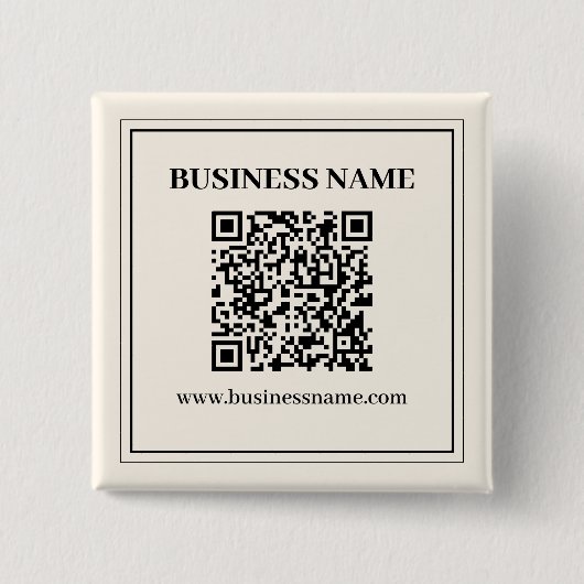 Badge Carré 5 Cm Créer instantanément un code QR numérisable pour l (Devant)