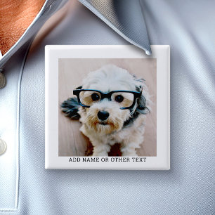 Badge Carré 5 Cm Créer votre propre Galerie de photos simple bordur