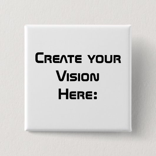 Badge Carré 5 Cm Créer votre vision (Devant)